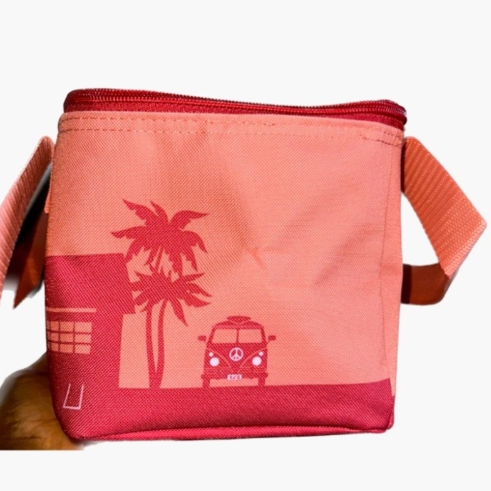 NWT Trader Joe’s Orange Mini Insulated Lunch Bag - Picture 2 of 5